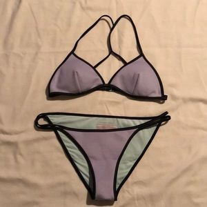 Victoria’s Secret light purple swim suit